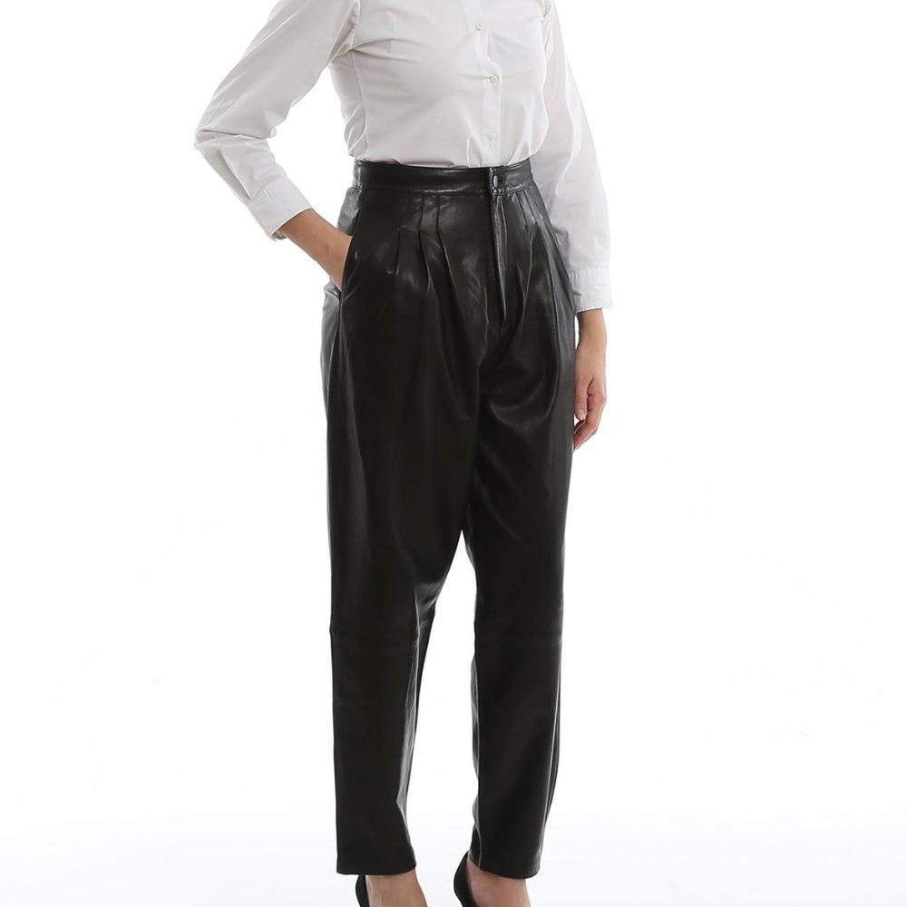 Blank NYC High Waist Faux Leather Pant. Black. Size 29. Classy Rare